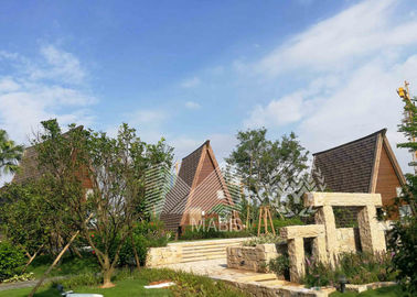 가벼운 강철 구조물 조립식으로 만들어진 나무로 되는 집, 조립식으로 만들어진 통나무 가정