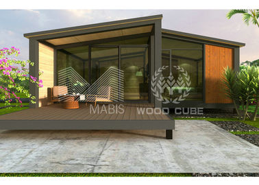 나무로 되는 디자인 현대 모듈 아파트, 2개의 침실에 의하여 조립식으로 만들어지는 휴일 가정